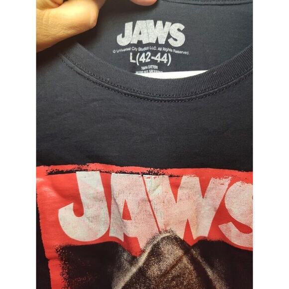 Jaws Graphic T-shirt Size Large - Jaws Brand Smile YOU Son Of A - Picture 3 of 4